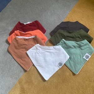 Parker Baby Bandana Bibs, 7 total
